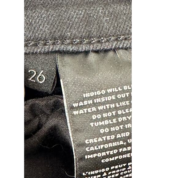 J Brand Jean Franky in Eco Seriously Black Straight Leg Western Casual Size 26 - Picture 5 of 13